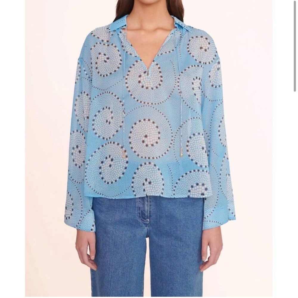 STAUD marissa top in shallow whirlpool